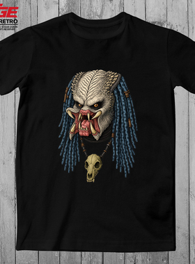 铁血战士T恤Predator血兽掠夺者Yautja原创TEE纯棉大码潮牌体恤