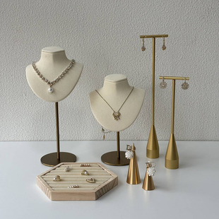 2025新款项链展示架 超迁高档模特架首饰陈列架橱窗珠宝展示道具