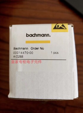 bachmann巴赫曼AIO288,DIO264,ISI222.DIO280全新原装PLC模块