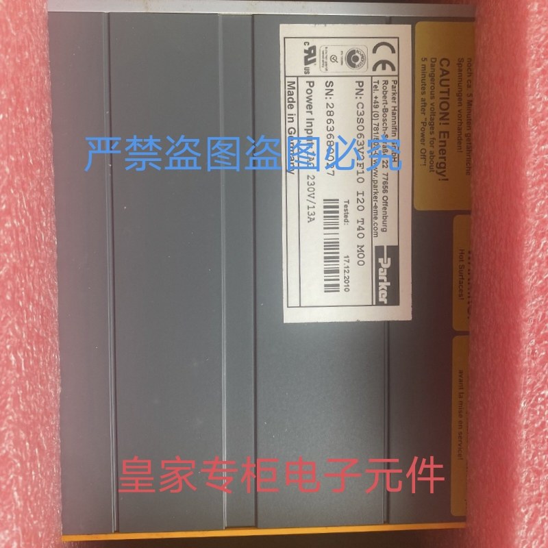 Parker 派克驱动器C3S063V2F10 I30 T11 I20  T40  M00询价
