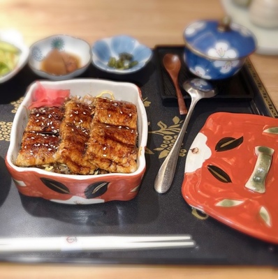 日本式料理陶瓷餐具正常寿司刺身拼盘带盖鳗鱼饭盒子海鲜泡饭碗钵