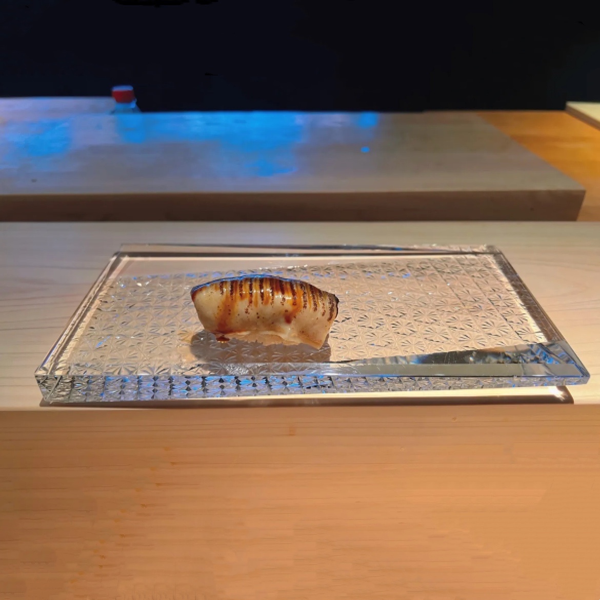 日本怀石会席板前割烹omakase料理餐具水晶玻璃寿司刺身拼盘平板