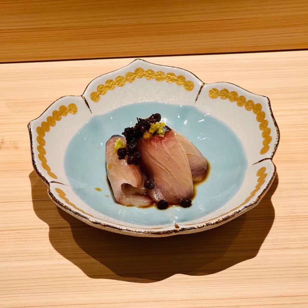 日本怀石会席板前料理陶瓷餐具花边刺身拼盘小吃前菜海草甜品碗碟