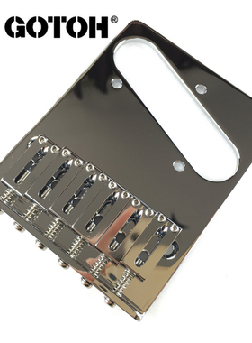 日产 GOTOH 芬达 tele电吉他琴桥 拉弦板 黄铜琴码 GTC201 金银色