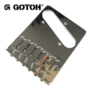 日产 GOTOH 芬达 tele电吉他琴桥 拉弦板 黄铜琴码 GTC201 金银色