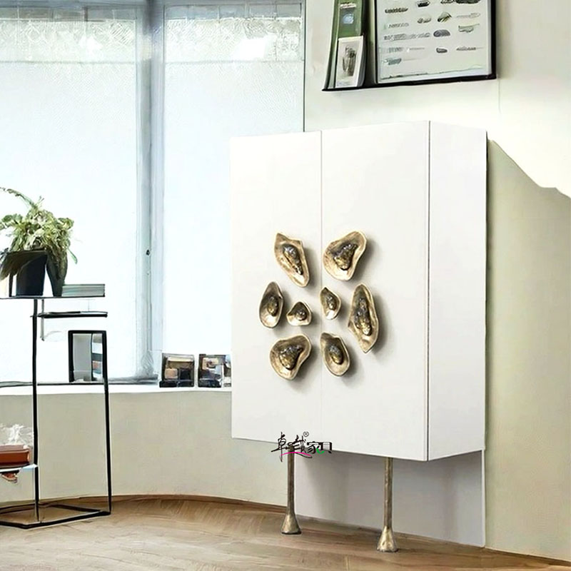 ZYCY家用设计感多层储物实木酒柜