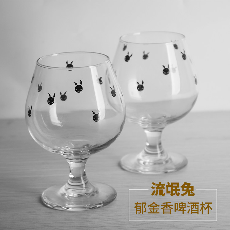 高脚郁金香logo定制精酿啤酒杯