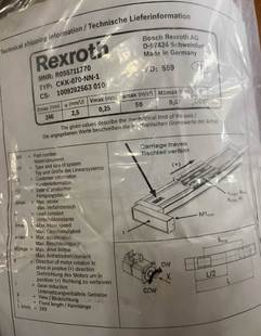 模组 R055711770 CKK 议价议 全新原装 070 力士乐 Rexroth