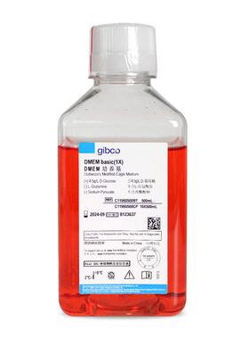 Gibco  DMEM高糖 无谷氨酰胺  C11960500BT   500ml