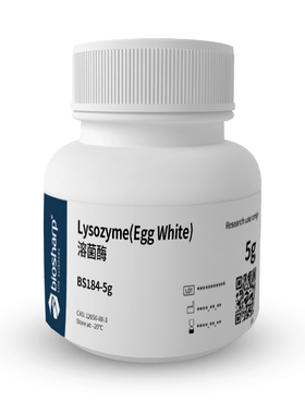 Biosharp  BS184-5g  溶菌酶/Lysozyme(Egg White)  5g  25g