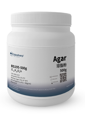 Biosharp  BS195  琼脂粉Agar 500g  1kg