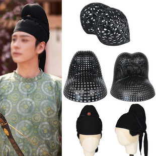 唐制幞头折上巾黑色树脂发饰圆领袍配饰汉服配饰有儿童幞头套装