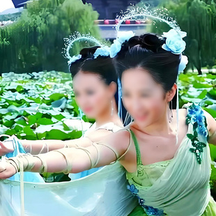 古装仙侠欢天喜地七仙女影视同款女装演出服古风仙女摄影公主汉服