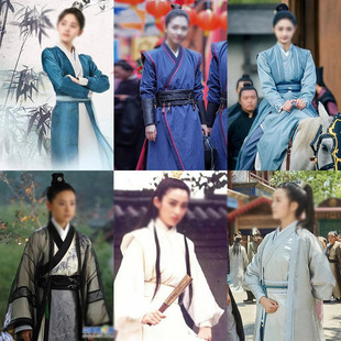 影视唐朝宋朝女扮男装女反串古装女剑客骑马侠女古装舞台演出服