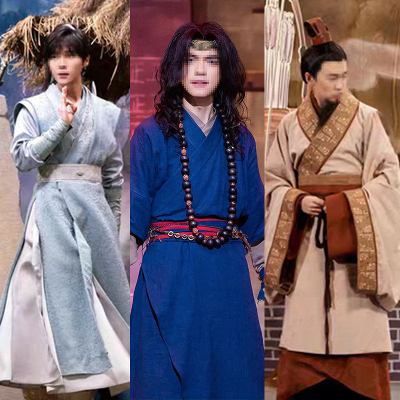影视古装三国演义装喜人三顾茅庐同款小品男装汉朝景区年会演出服
