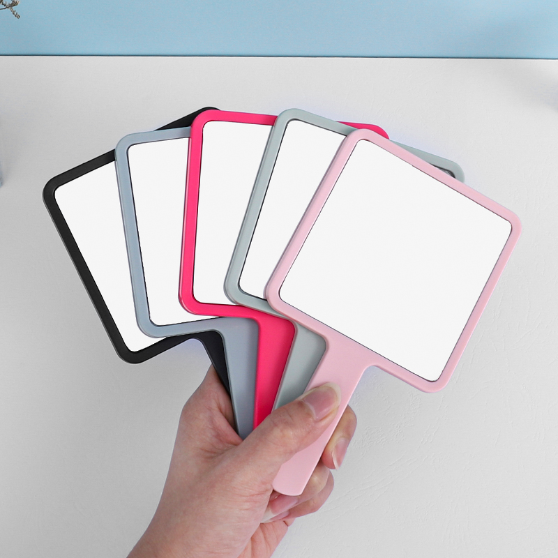 小镜子手柄镜梳妆镜定制化妆镜