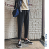 2019 new pattern Thin section summer Casual pants man Korean Edition Trend Ninth pants Straight pants Versatile trousers