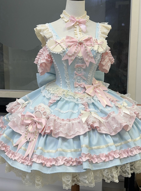 【意向金】5r抵30r 糖果色甜系Lolita华丽大小姐优雅公主裙