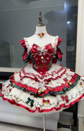 【意向金】5r抵30r 圣诞Lolita轻华丽优雅芭蕾风公主裙