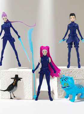 猎魔女团手办玩具公仔新款套装儿童礼物桌面摆件模型新款现货2025