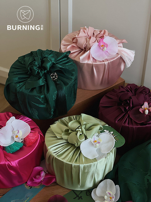 贝影缎面布艺礼盒礼品包装布