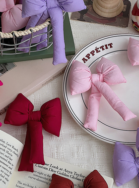 贝影 新品韩系ins风立体蝴蝶结圣诞树装饰配件节日装扮配饰花店