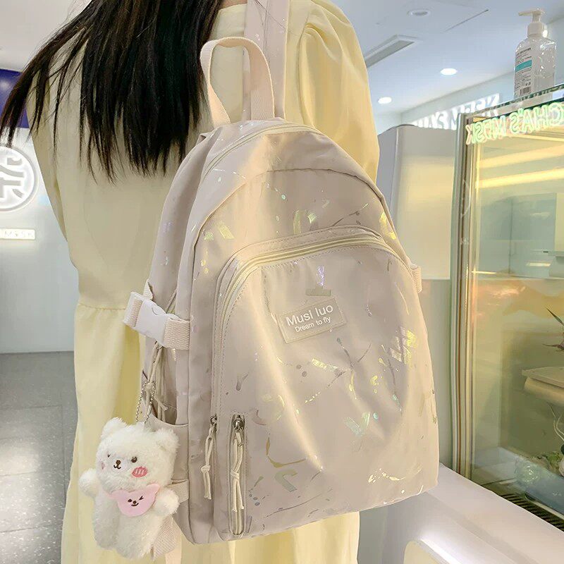 双肩包女2026新款大容量书包女生旅游轻便旅行肩包小众高级感背包