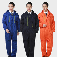 加大码 春秋机修汽修连衣服 电焊服工装 连体服汽车 连工作服男劳保