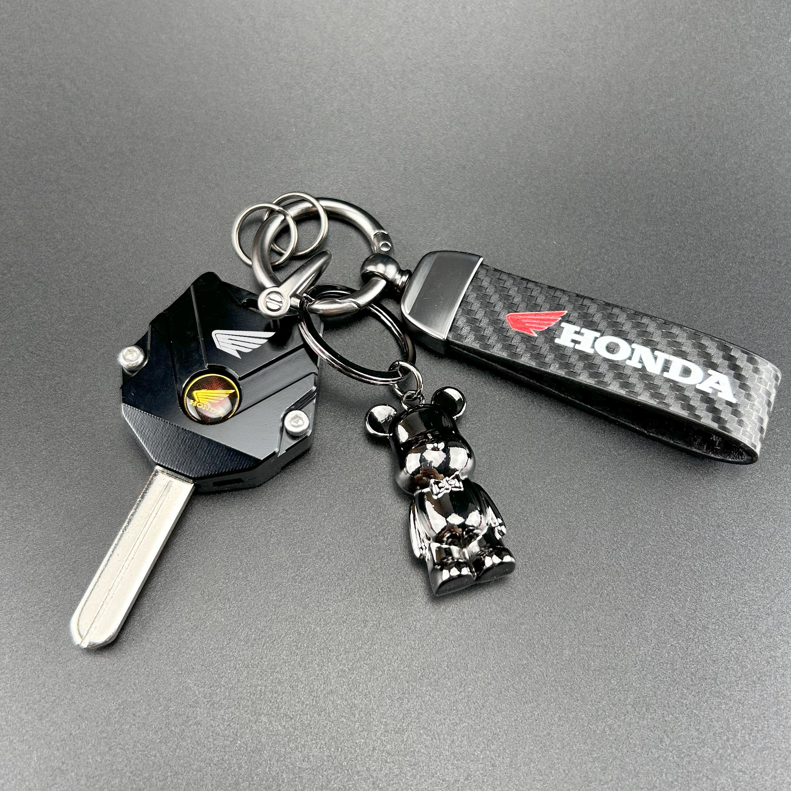 适用本田CB650R/650 FCB650 CB500X/F/R改装钥匙套锁匙保护壳配件