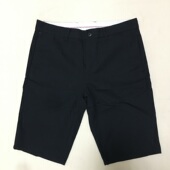 短裤 外贸韩单 深蓝色棉质中性风格 休闲百搭复古气质