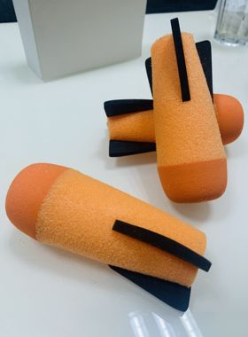 全新NERF榴弹孩之宝热火精英软弹发射器配件泡沫飞弹补充装A8951