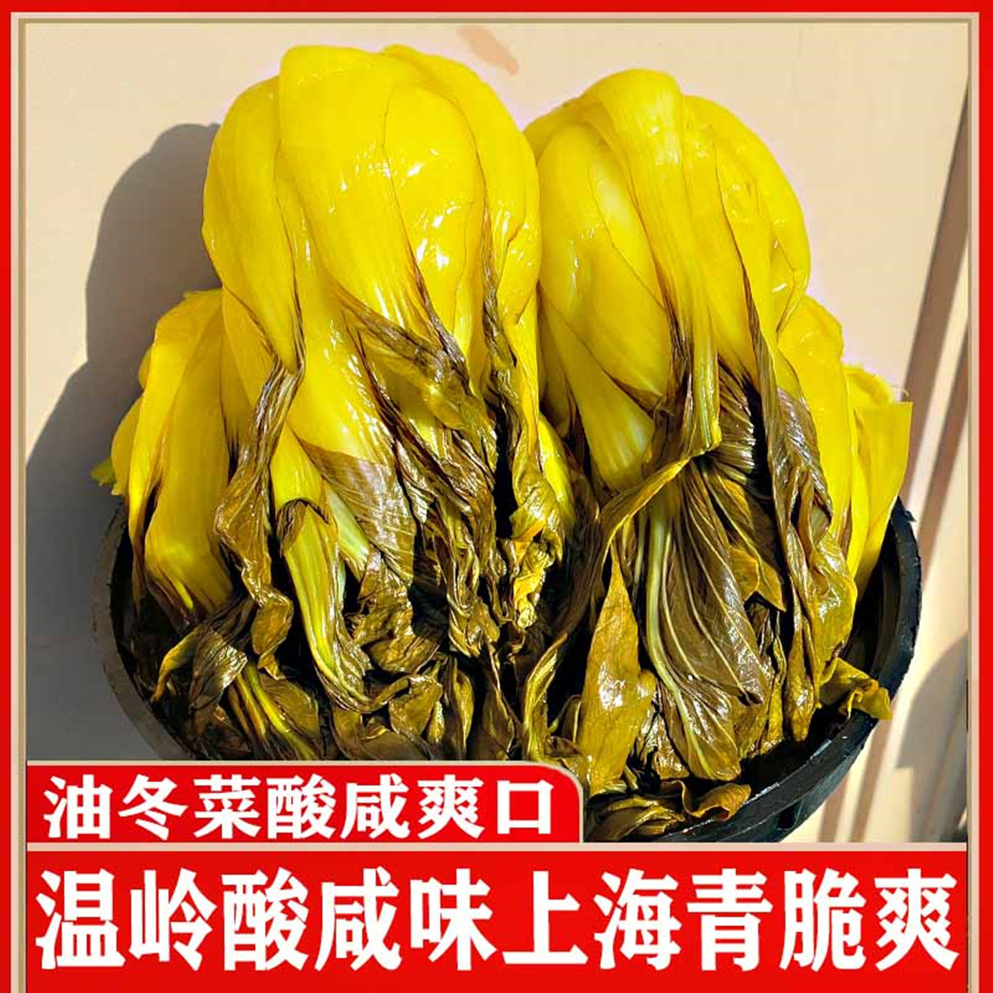 台州油冬菜上海青酸咸爽口咸菜
