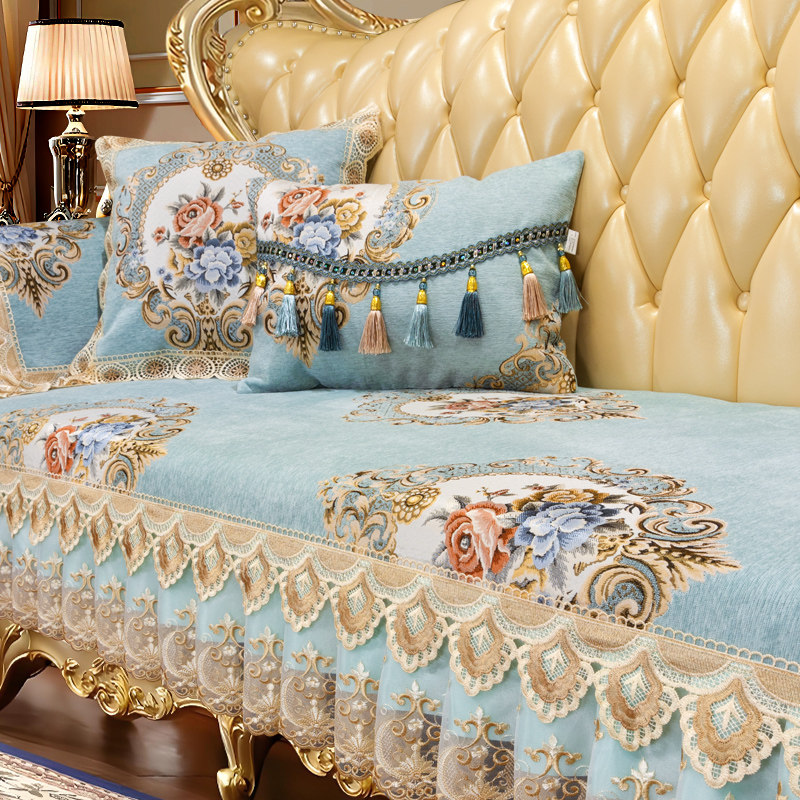 2025年冬季新款欧式沙发垫子四季通用高档奢华防滑雪尼尔套罩定做,居家布艺,沙发垫,淘宝优惠券,粉丝福利购,淘宝优惠卷