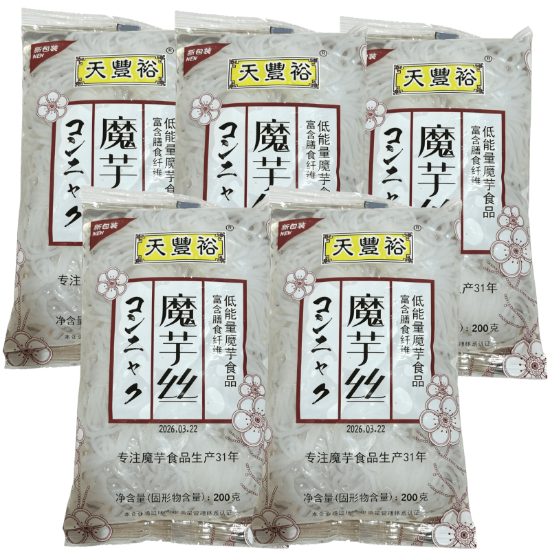 天丰裕魔芋丝结200g/袋 关东煮魔芋结火锅魔芋丝结方便速素食图片