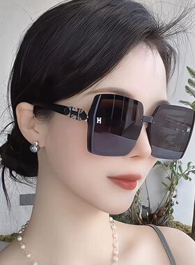 墨镜女款防紫外线方框高级感