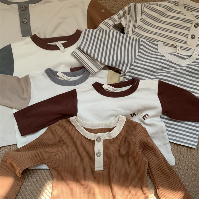 新生儿婴幼童有机棉长袖t恤儿童打底衫上衣,童装/婴儿装/亲子装,T恤,淘宝优惠券,粉丝福利购,淘宝优惠卷