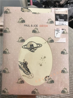 日本购 PAUL&JOE SISTER 涂鸦地球行星图案30D微透肉连裤女丝袜子