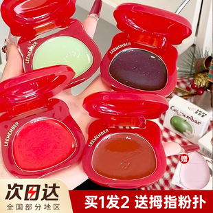 LEEMEMBER荔萌圣诞小熊水光腮红膏水光肌青苹果高光修容多用膏