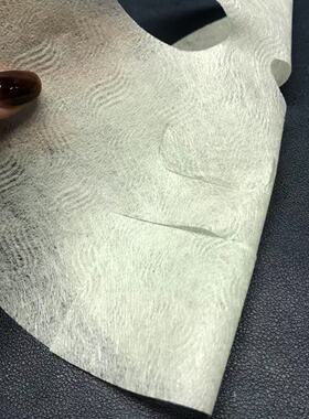 儿茶素面膜布一次性膜布干片面膜纸浅绿色特殊纹植物纤维单片