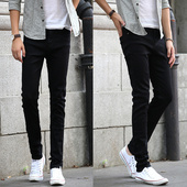 高个子小脚裤 加长版 男裤 115牛仔瘦人长腿1米9休闲2尺27品牌青少年