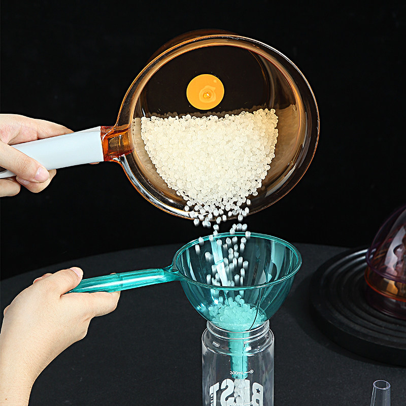 加油用小型长柄油漏斗塑料小口径酒壶分装小漏斗油壶液体透明酒提