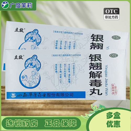 【立效】银翘解毒丸9g*10丸/盒