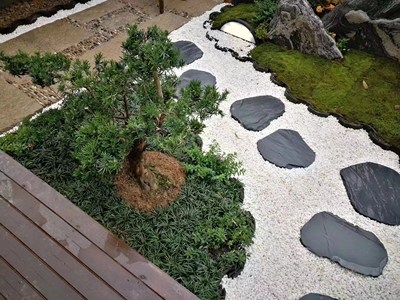 天然上海庭院青石板装饰汀步石花园踏步石院子草坪踩脚踏石铺路石