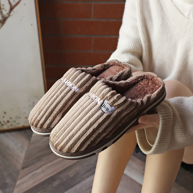 男家棉拖鞋保暖棉拖鞋居家