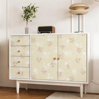 French oil painting cabinet stickers, wallpaper, self-adhesive, waterproof and moisture-proof, furniture renovation wallpaper, cabinet cover-up, thickening and decoration thumbnail 3