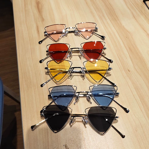 Брендовые детские солнцезащитные очки подходит для мужчин и женщин, детский треугольник