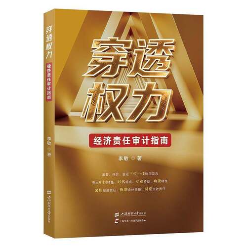 穿透权力:经济责任审计指南李敏上海财经大学出版社9787564249687 图书书籍