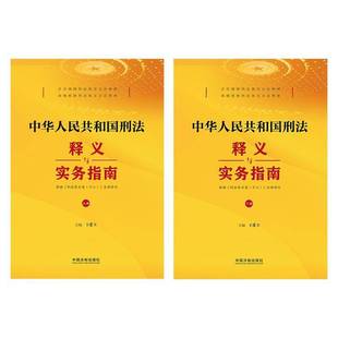 中华人民共和国刑法释义与实务指南王爱立中国法制出版社9787521642278 法律书籍