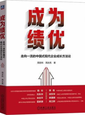 成为绩优:走向的中国式现代企业成长方:towards first-class Chinese style modernity methodology of enterpris周忠科  管理书籍