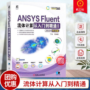 ANSYS Fluent流体计算从入门到精通 2024中文版 第2版 第二版 丁伟 ANSYS Fluent软件教程 计算流体力学基础理论书籍